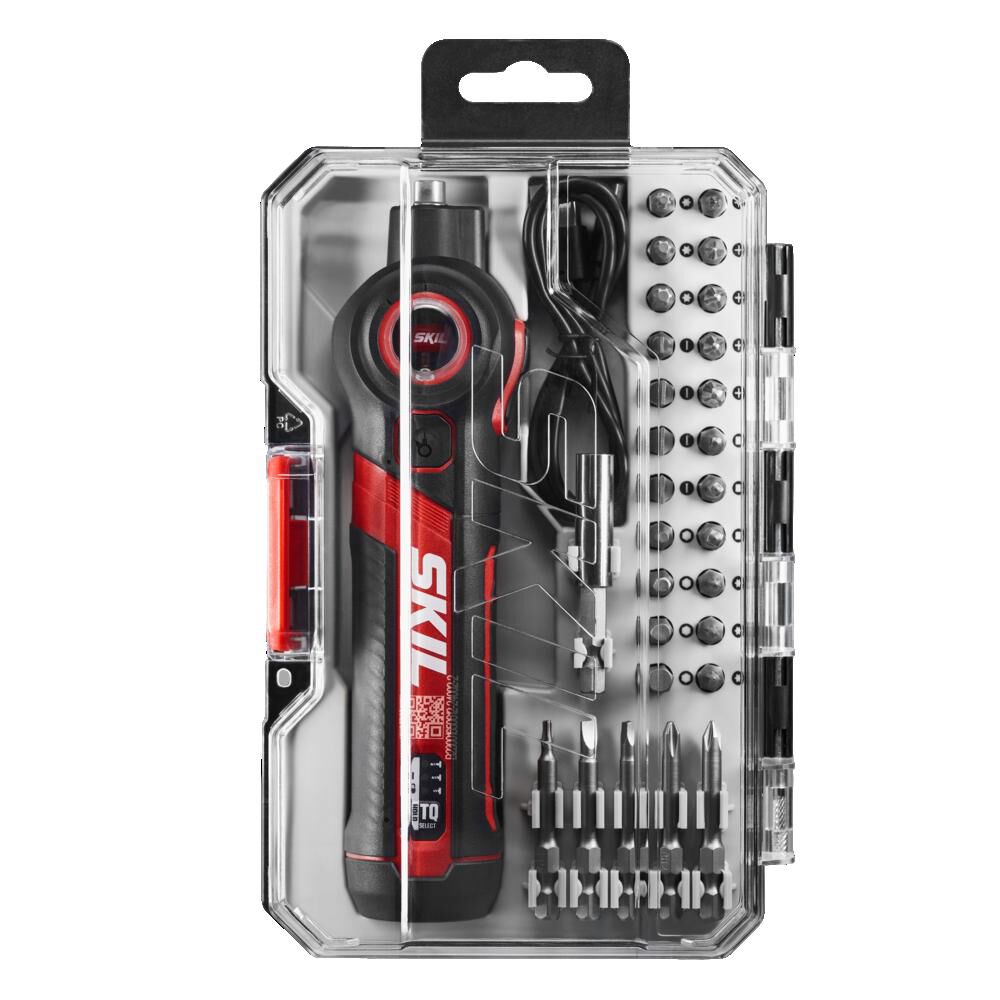 Twist 2.0 Rechargeable 4V Screwdriver with 28 PC Bit Kit SD5619-02