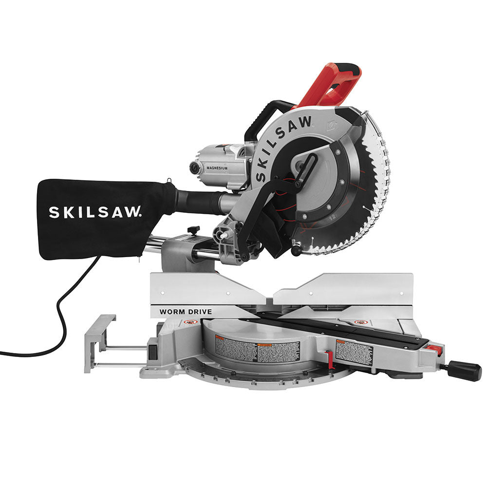 12 In. Worm Drive Dual Bevel Sliding Miter Saw SPT88-01