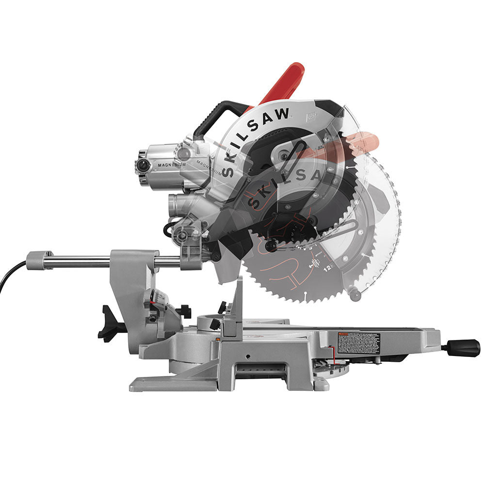 12 In. Worm Drive Dual Bevel Sliding Miter Saw SPT88-01