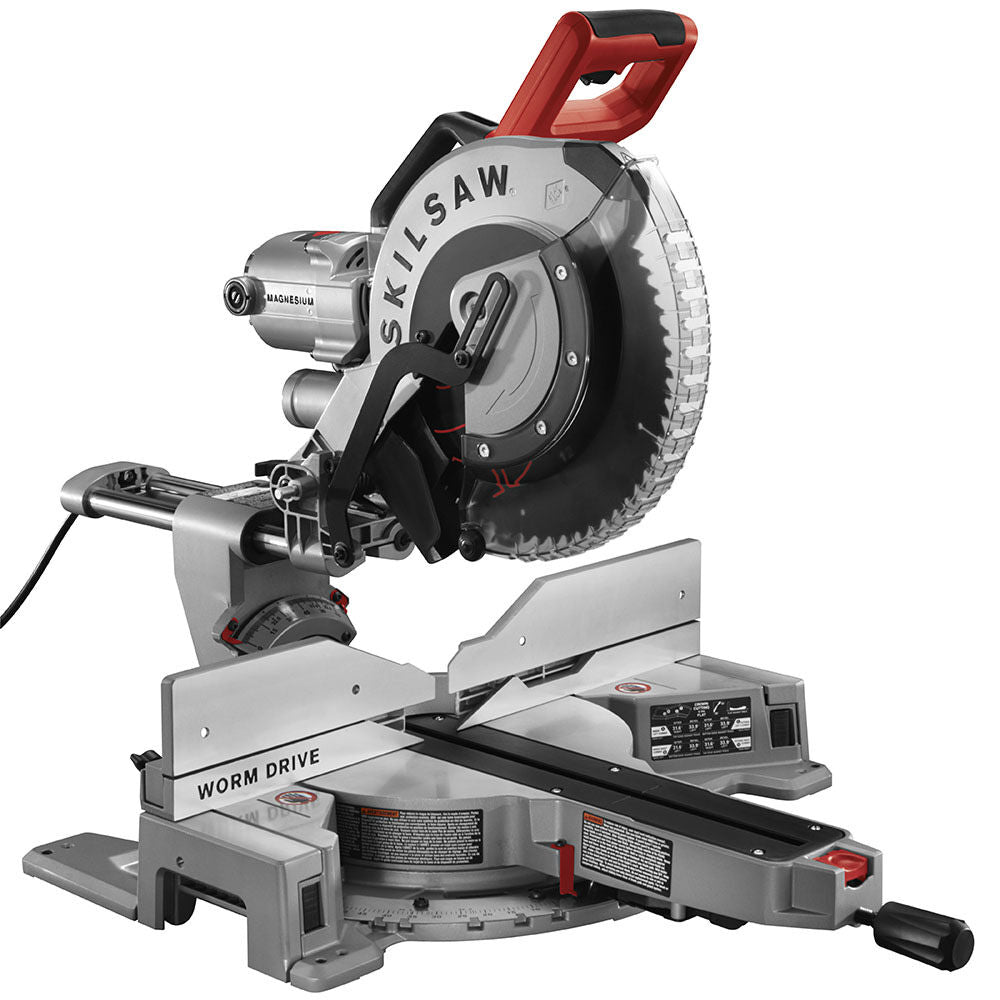 12 In. Worm Drive Dual Bevel Sliding Miter Saw SPT88-01