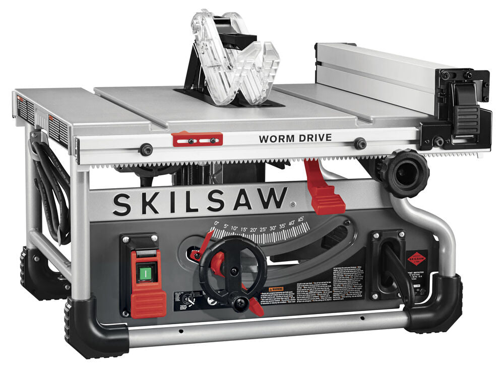 8 1/4in Portable Worm Drive Table Saw with Blade SPT99T-01