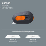 Manual Mini Cutter 6.5Mm 1-Blade Retractable Utility Knife 10515