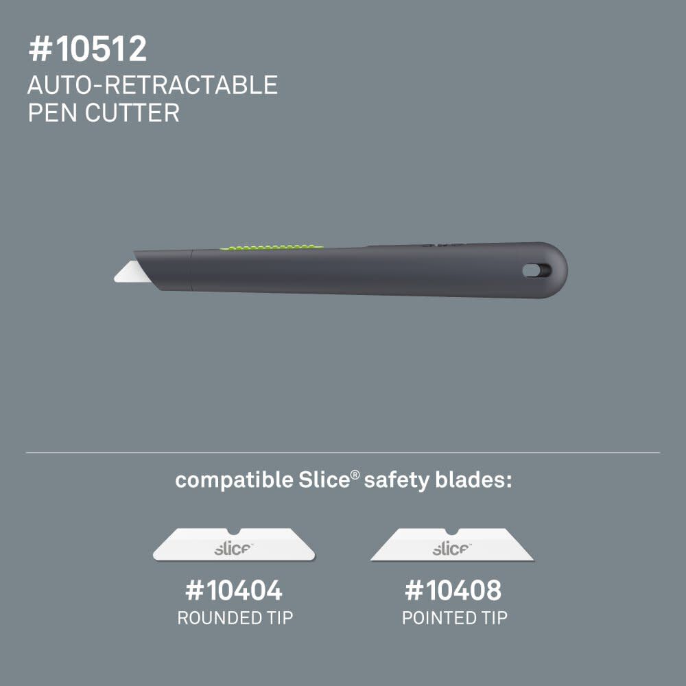 Auto-Retractable Pen Cutter 6.5Mm 1-Blade Retractable Utility Knife 10512