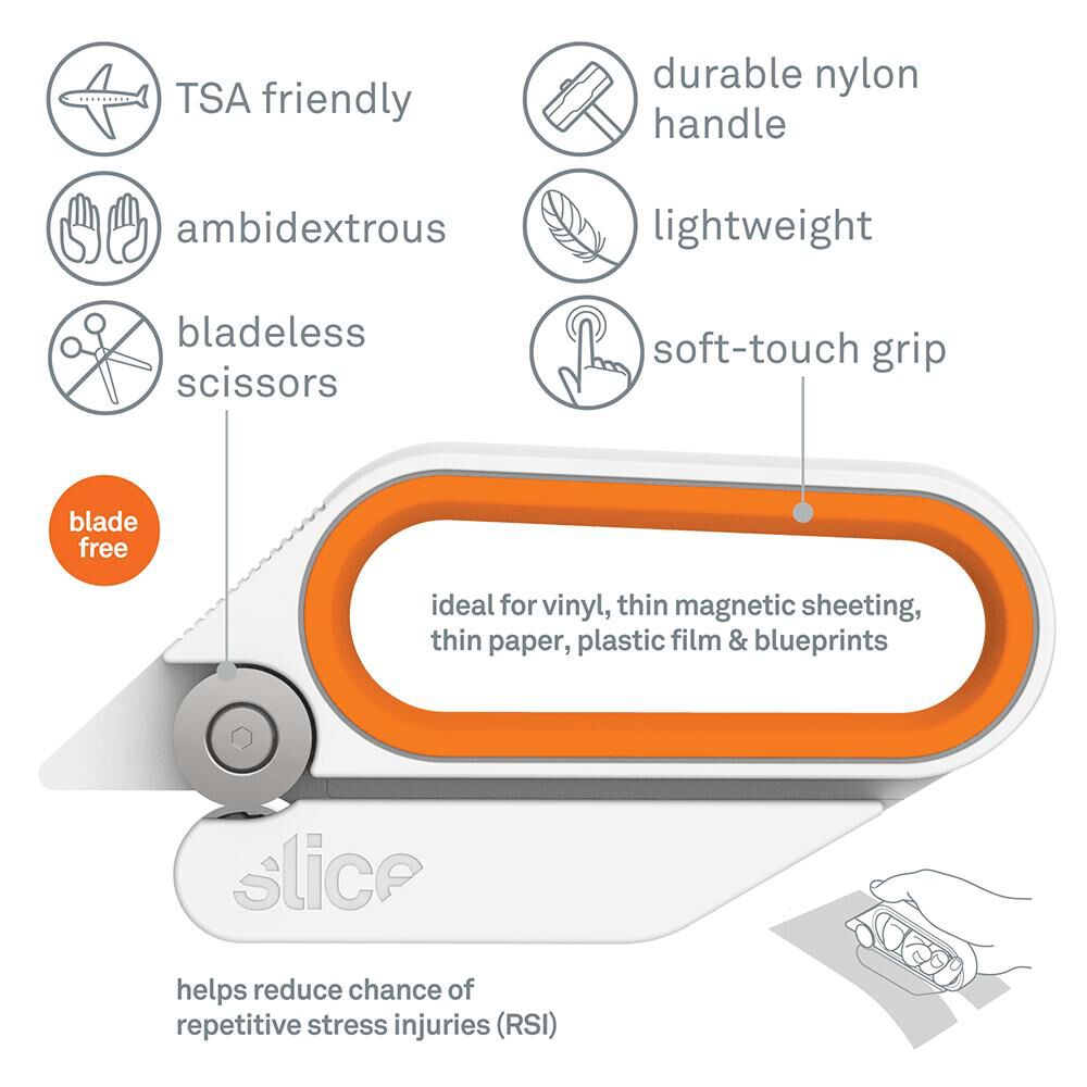 Rotary Scissor Nylon Handle Blade Free 10598