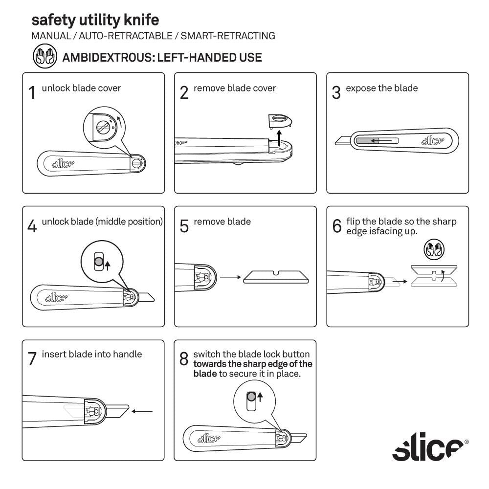 Auto-Retractable 12Mm 1-Blade Retractable Utility Knife 10554