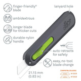 Auto-Retractable 12Mm 1-Blade Retractable Utility Knife 10554