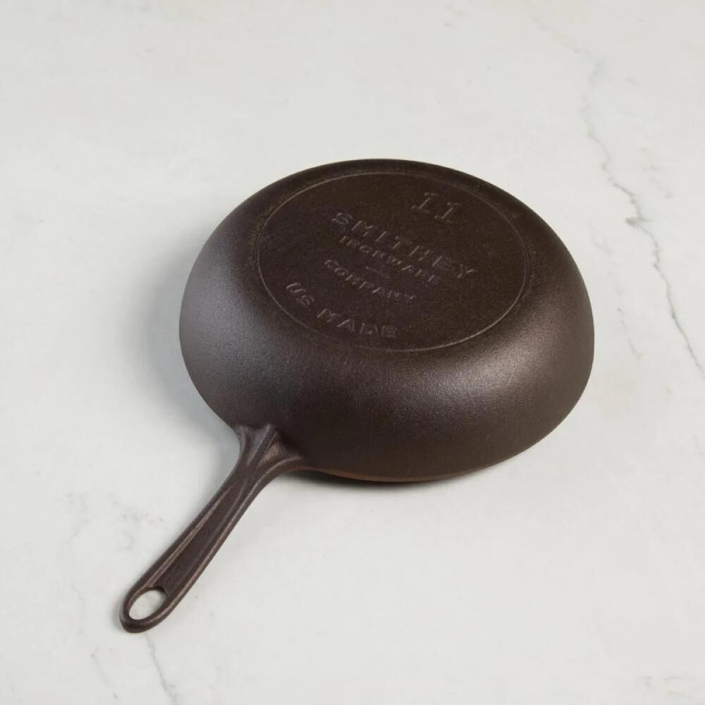 No. 11 Deep Skillet with Glass Lid SMITH-CI-DSKIL11