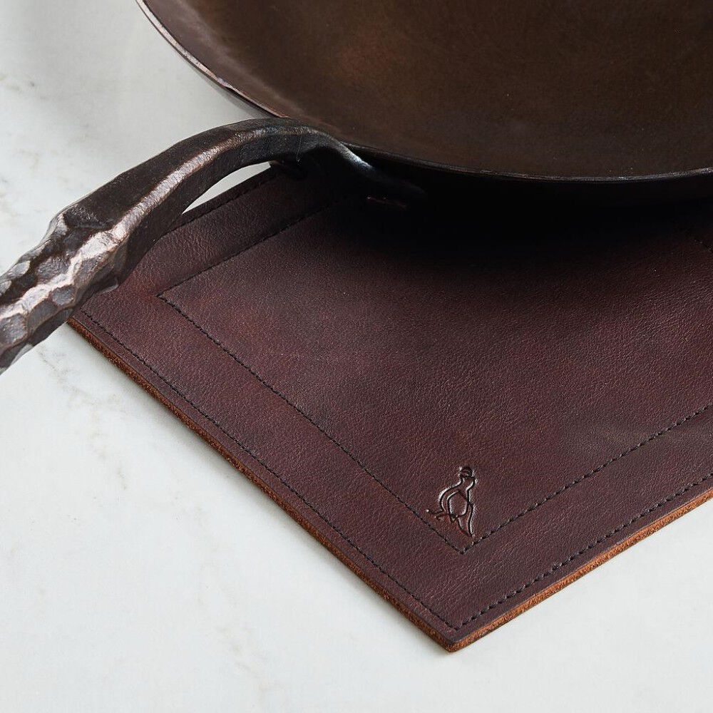 Pot Holder Full Grain Leather SMITH-AC-FGPH