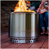 Bonfire 2.0 19 in Stainless Steel Wood Burning Fire Pit with Stand SSBON-SD-2.0