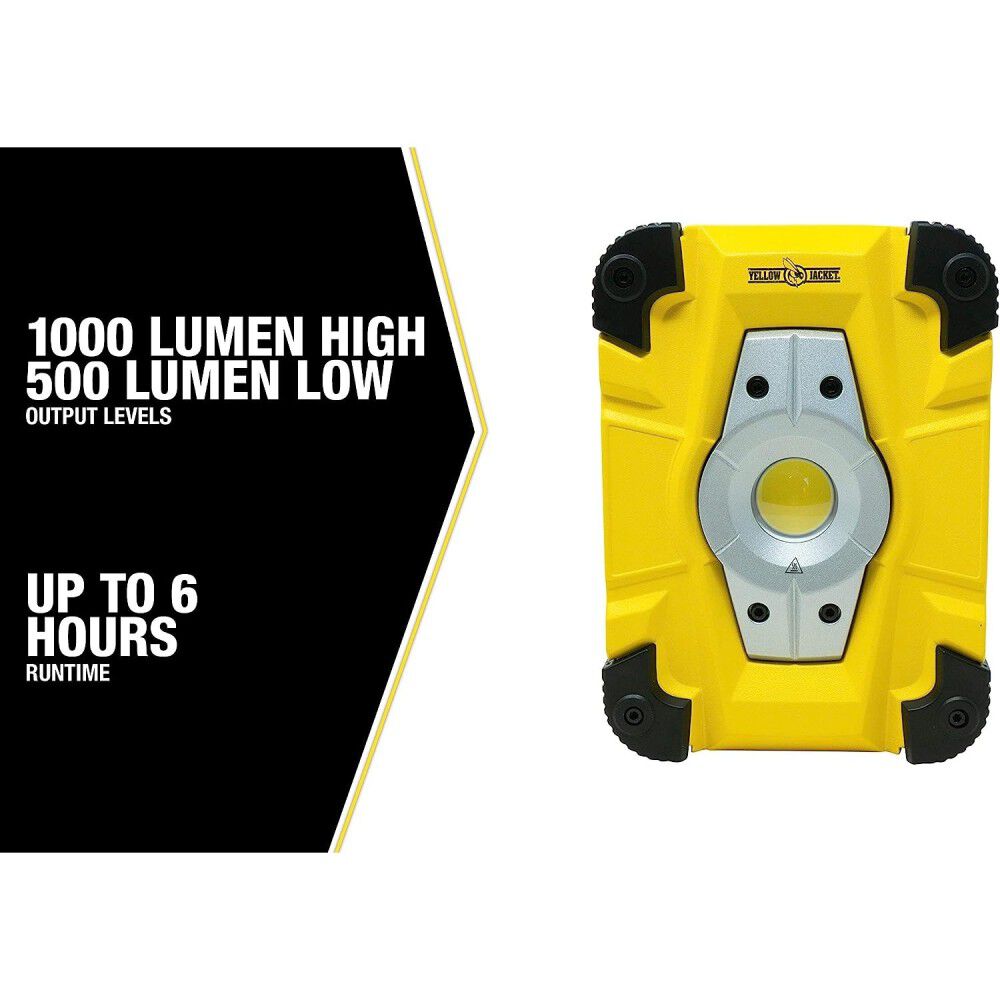 1000 Lumens LED Rechargeable Battery Powered Work Light WL1010R