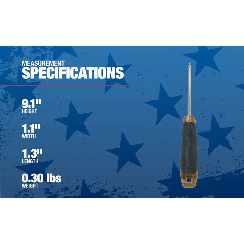 #2 Square Tip Screwdriver with 4 in Shank SDQ2P4US