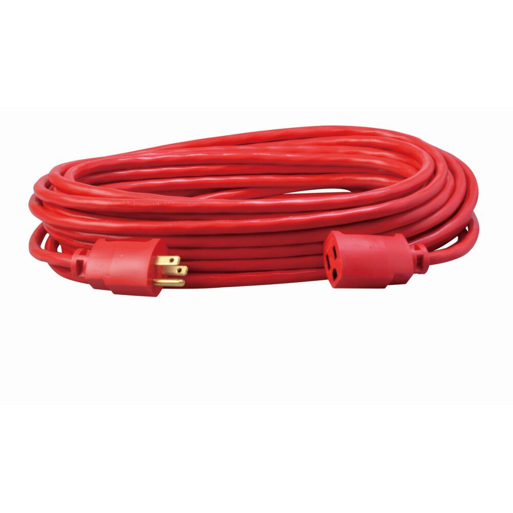 50 ft 14/3 SJTW Heavy-Duty Outdoor Extension Cord Red 2408SW8804