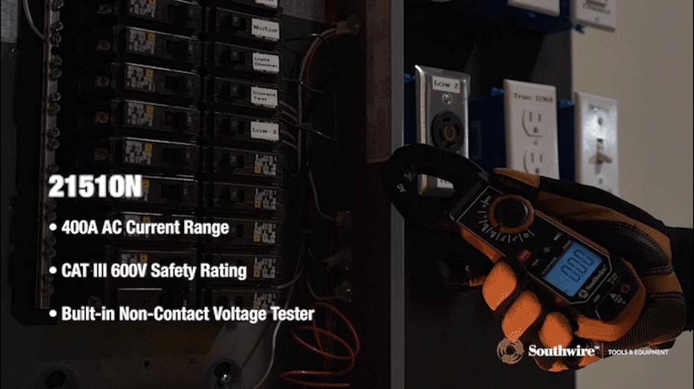 AC Clamp Meter with Built-In NCV Worklight 21510N