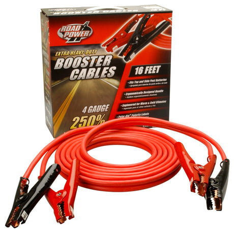 Booster Cables Auto Battery with Polar Glow Clamps 4 Gauge 20' 86600104