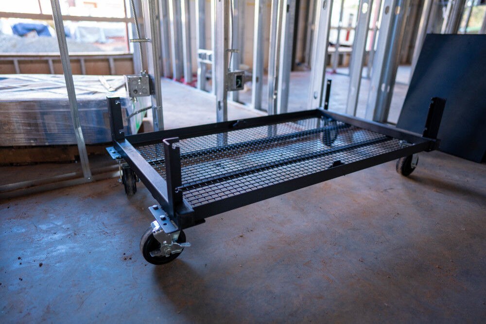 Caged Security Cart Knock Down Stor Mac 60in 1500lb Capacity KDSM-60