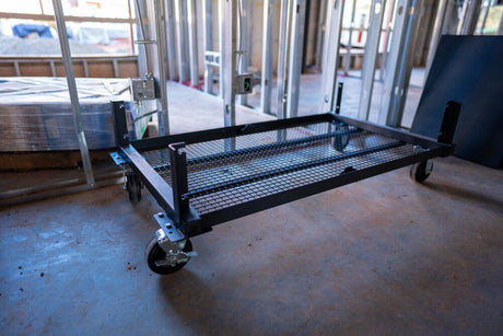 Caged Security Cart Knock Down Stor Mac 60in 1500lb Capacity KDSM-60