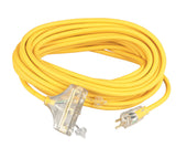 Cold Weather 3 Outlet Extension Cord 50' 12/3 3488SW0002