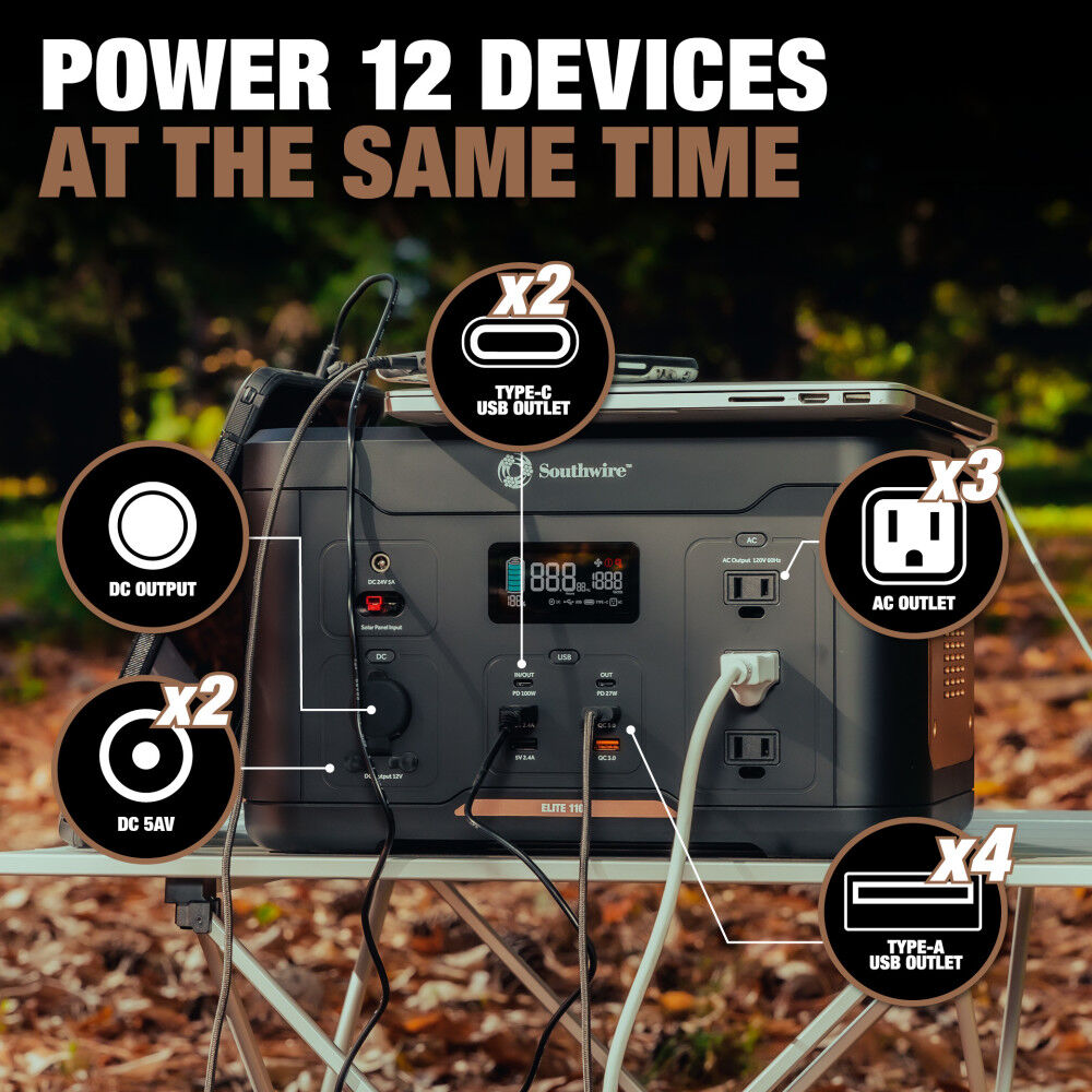 Elite 1100 Series Portable Power Station 53253