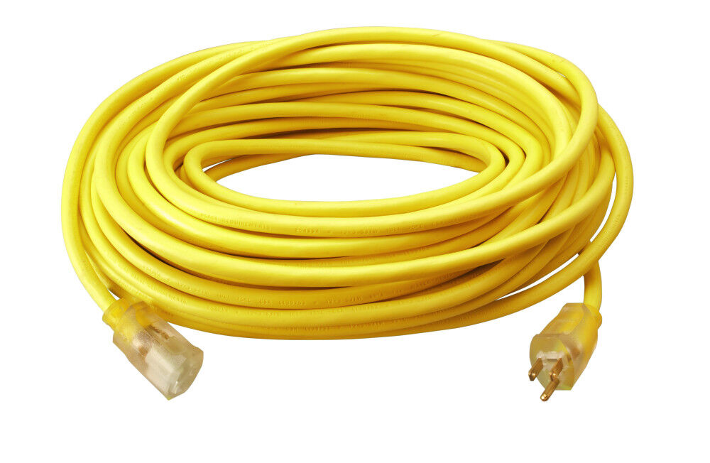 Extension Cord SJTW High Visibility 12/3 15 Amp 100in 2589SW0002