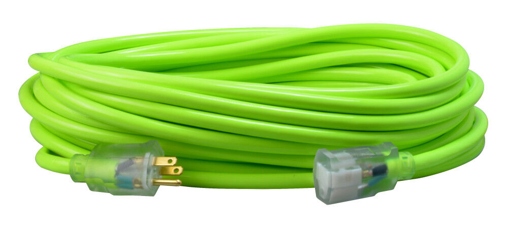 High Visibility Extension Cord Lighted End 50' 12/3 2578SW000X