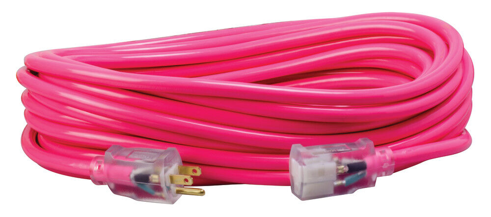 High Visibility Extension Cord Lighted End 50' 12/3 SJTW 2578SW000A