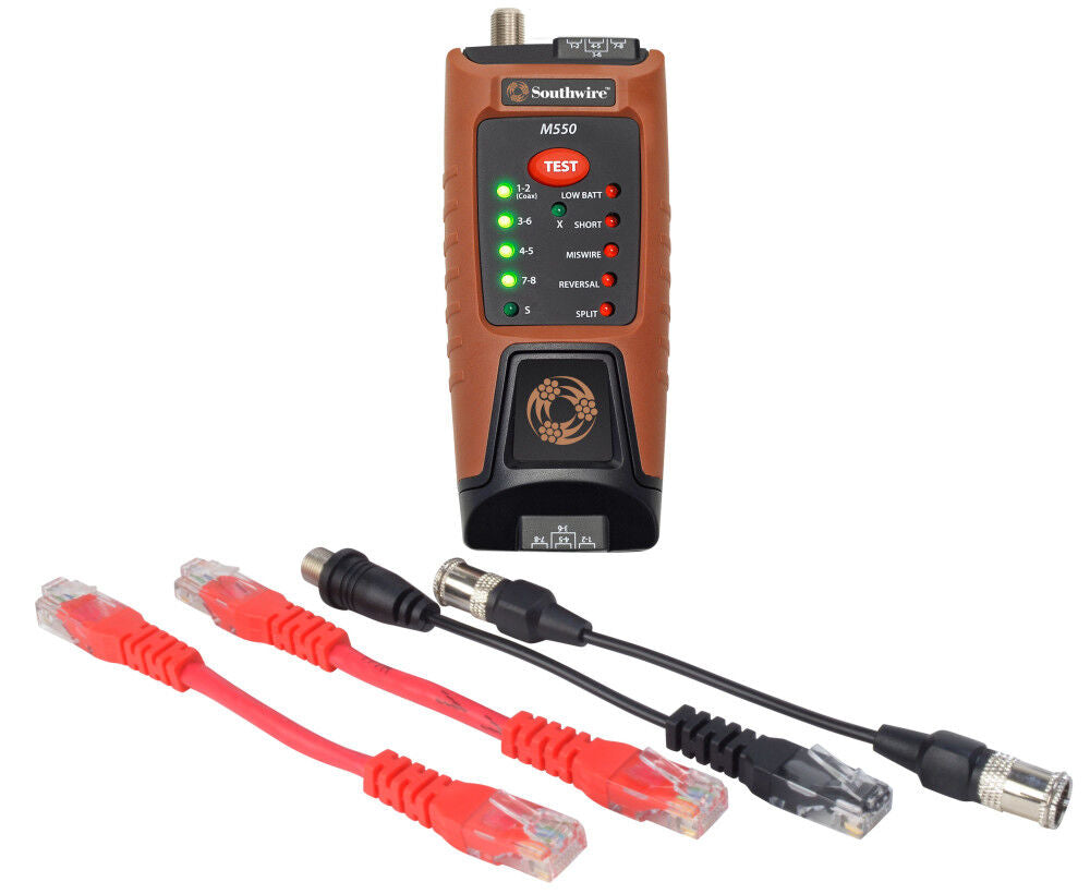 M550 Continuity Tester for Data & Coax Cables M550