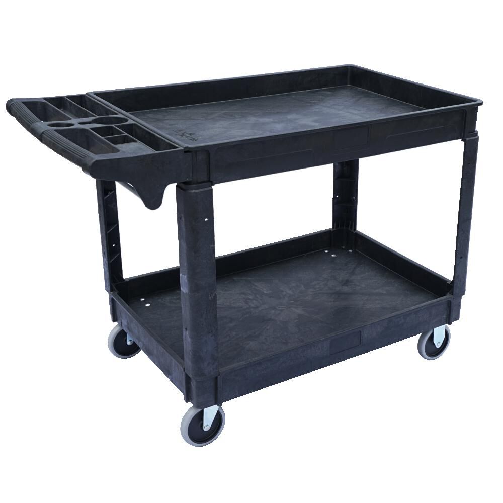 Two Shelf Utility Cart Large 550 lbs Weight Capacity UCTS-LG