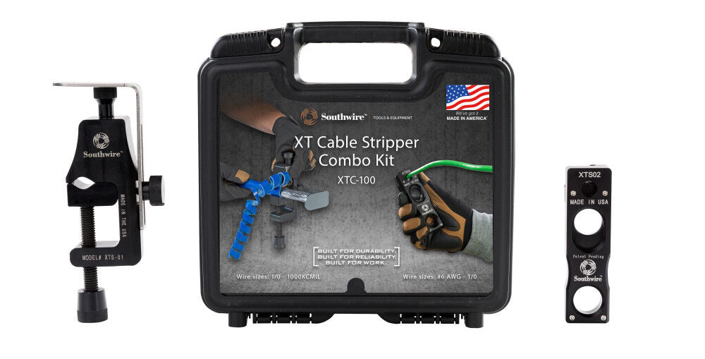 XT Cable Stripper Combo Kit #6-1000 KCMIL In Case XTC100