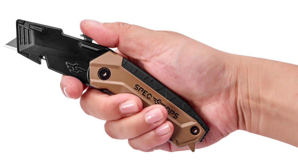 Retractable Blade Folding Utility Knife SPEC-K1-FR