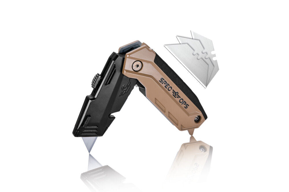 Retractable Blade Folding Utility Knife SPEC-K1-FR