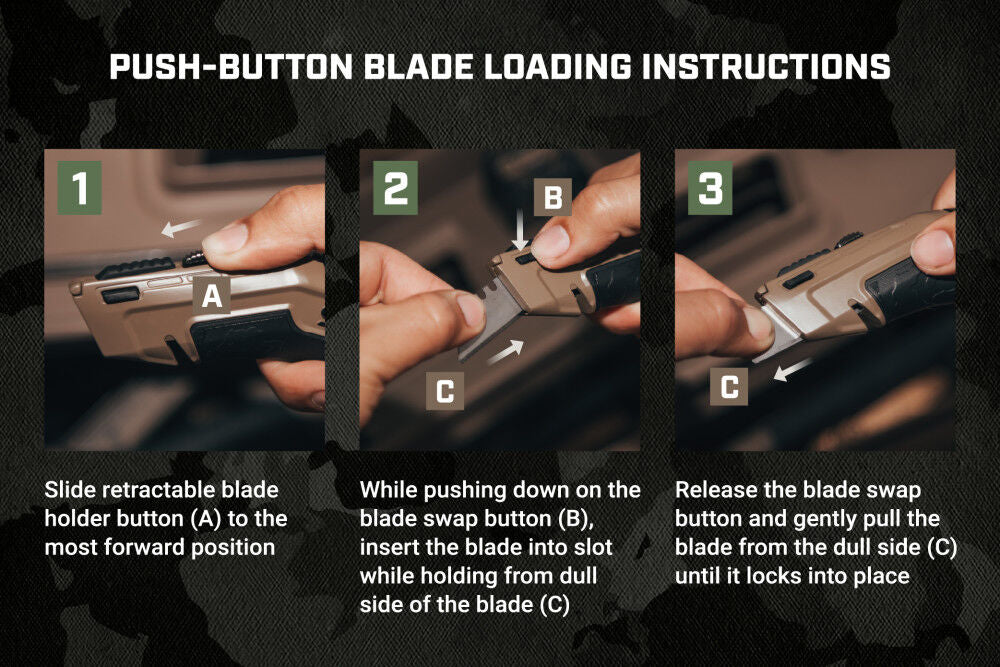 Retractable Blade Utility Knife SPEC-K1-UR