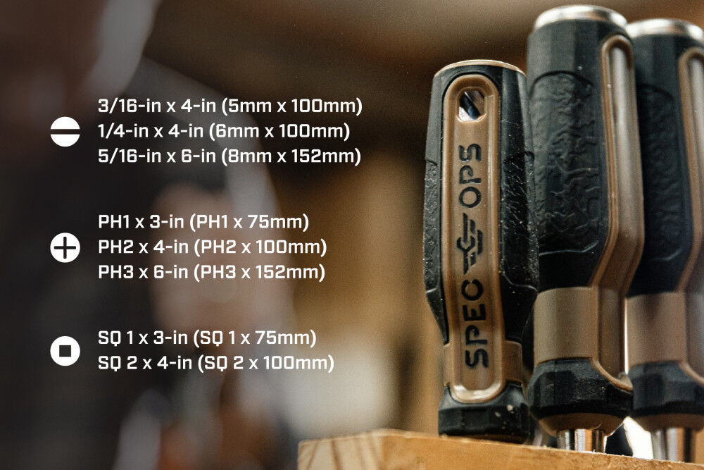 Screwdriver Set 8pc SPEC-S-8PK