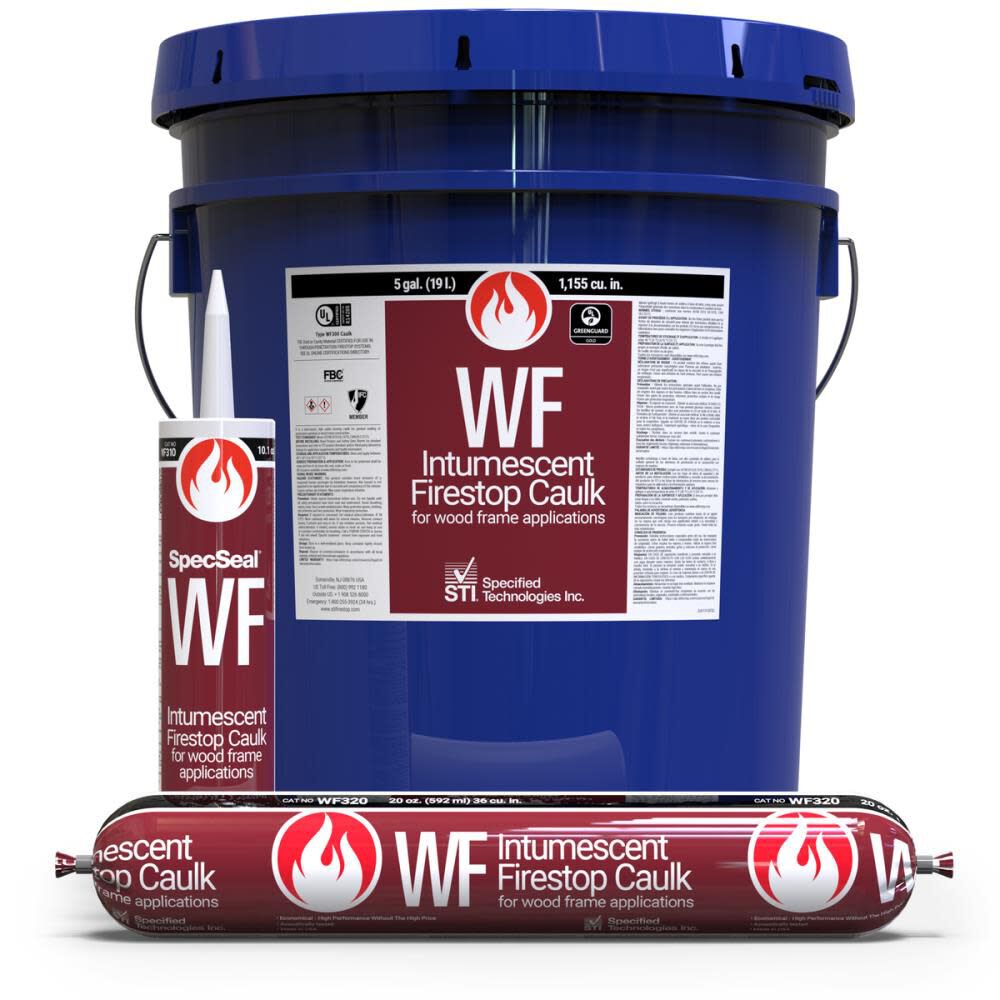 SpecSeal WF300 Intumescent Firestop Caulk 5 Gallon WF305