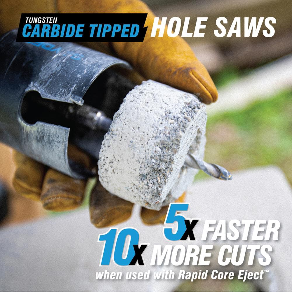 1-1/2-In Carbide-Tipped Hole Saw 600015CF