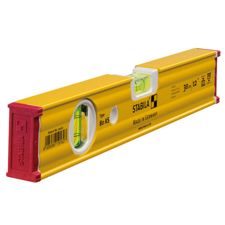 12 Inch Type 80 AS Spirit Level Tool - STABILA 29012