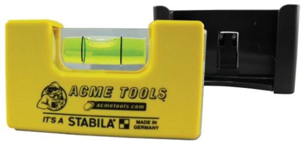 Pocket PRO Magnetic Level with Acme Tools Logo 11901