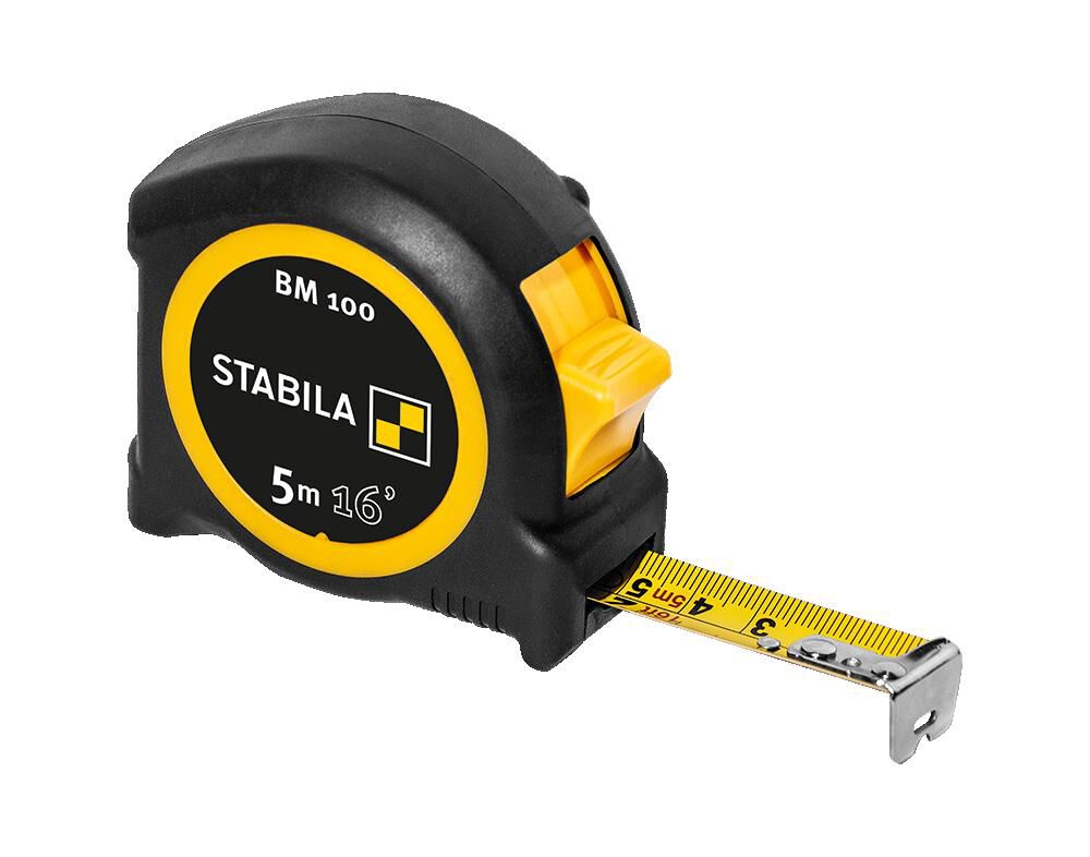 Tape Measure BM 100 5M 16 Feet CM+Inch 30816