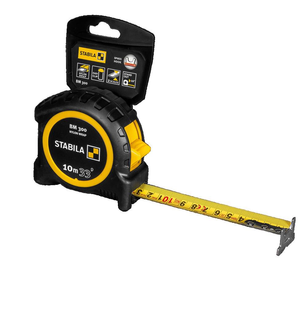 Tape Measure BM 300 33 Feet CM + Inch 30633