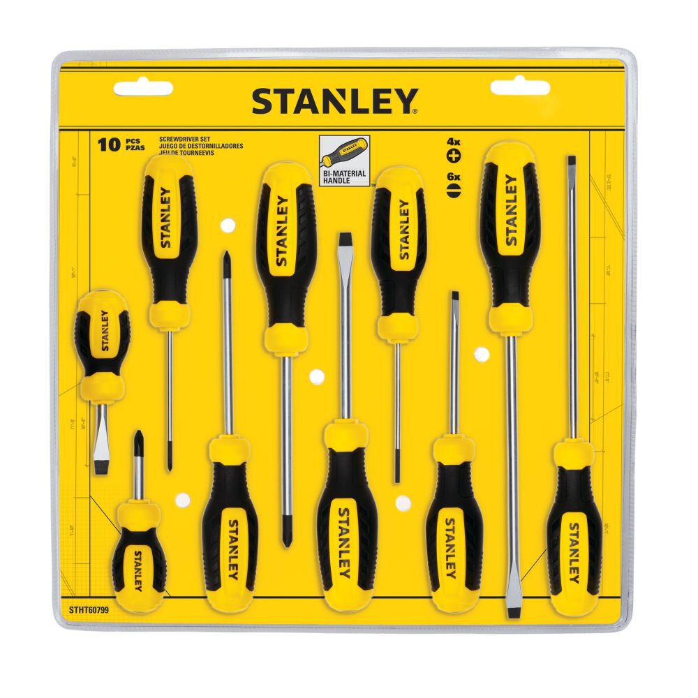 10 Piece Screwdriver STHT60799