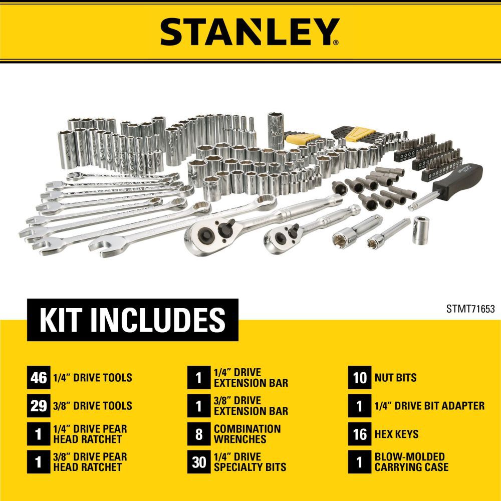 145 Piece Mechanics Tool Set STMT71653