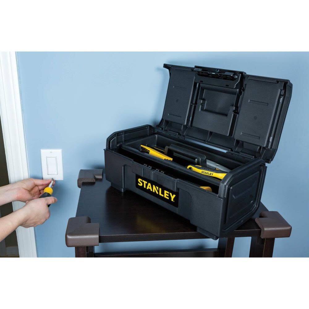 16in One-Touch Tool Box with Removable Lid Organizers STST16420