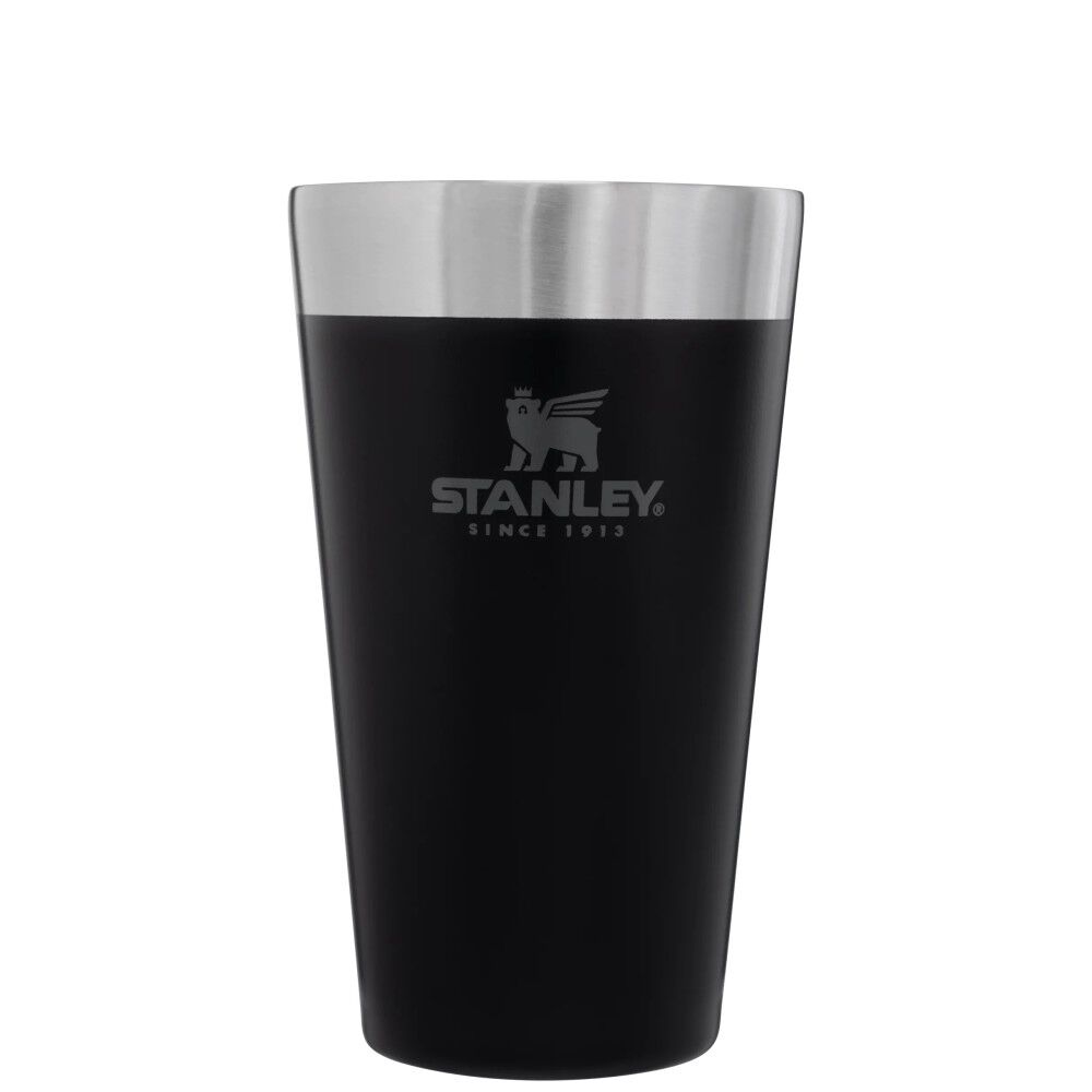 16 Oz Insulated Adventure Stacking Beer Pint Matte Black 10-02282-053