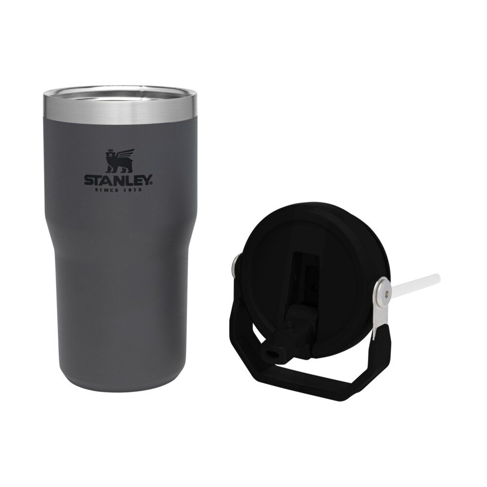 20 Oz Insulated The Iceflow Flip Straw Tumbler Charcoal 10-09994-002