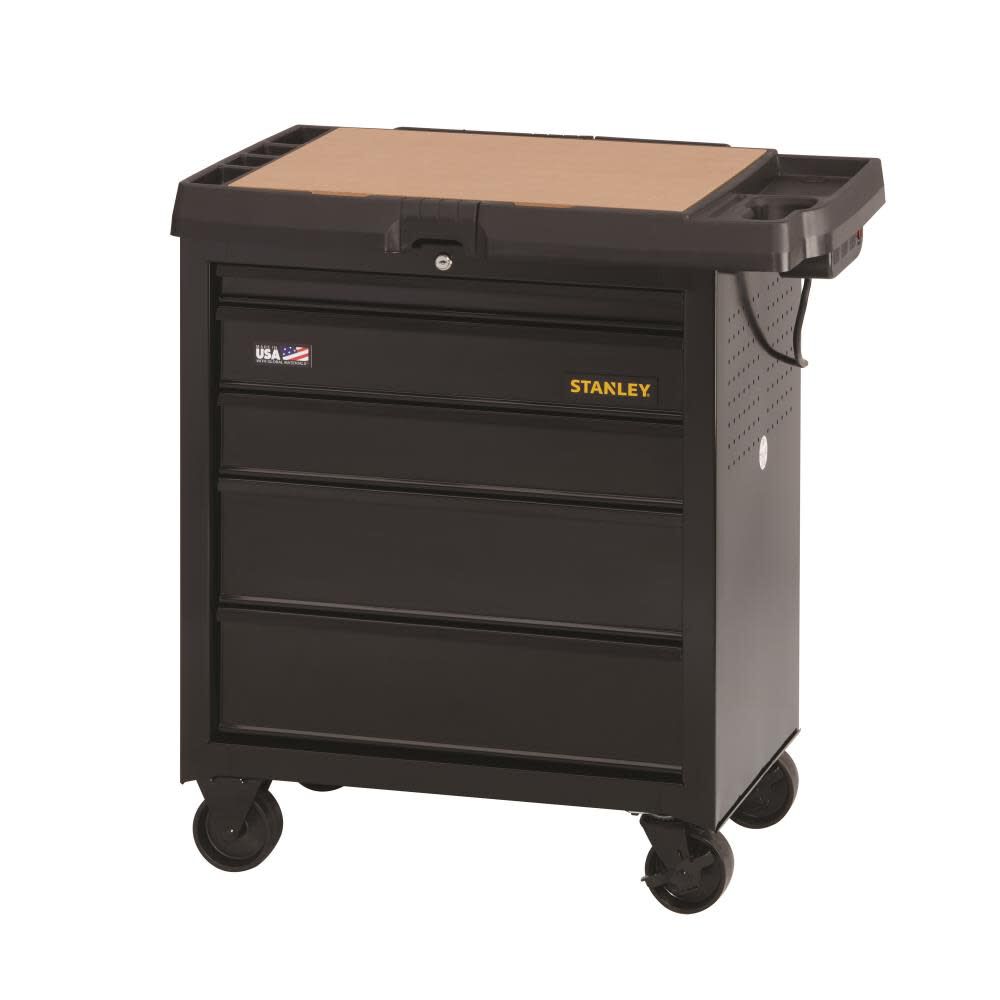 31 in. W 100 Series 5-Drawer Mobile Workbench STST23151BK