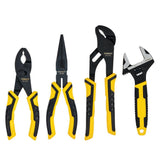 4 Piece Plier & Adjustable Wrench Set 84-558