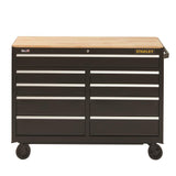 52 in. W 300 Series 9-Drawer Mobile Workbench STST25291BK