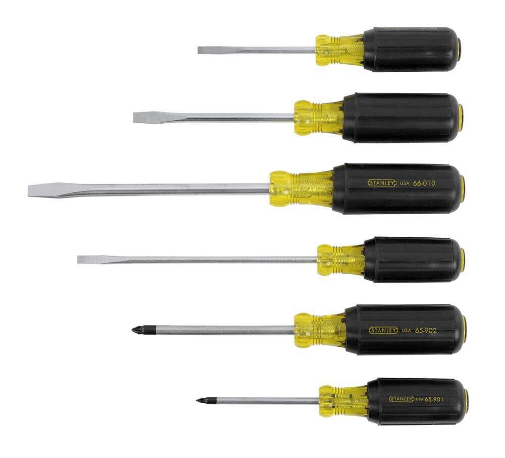 6 Piece Vinyl Grip PRO Screwdriver Set 66-565