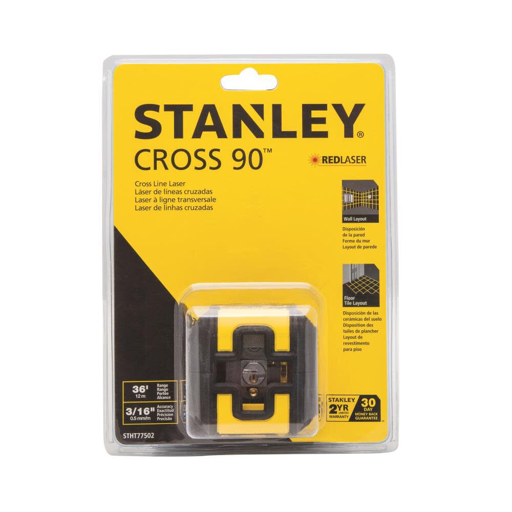 Cross90 Red Beam Multi Cross Line Laser Level STHT77502