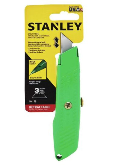 High Visibility Retractable Blade Utility Knife 10-179