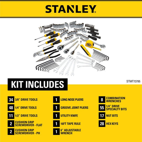 Mixed Tool Set 210 Pieces STMT73795